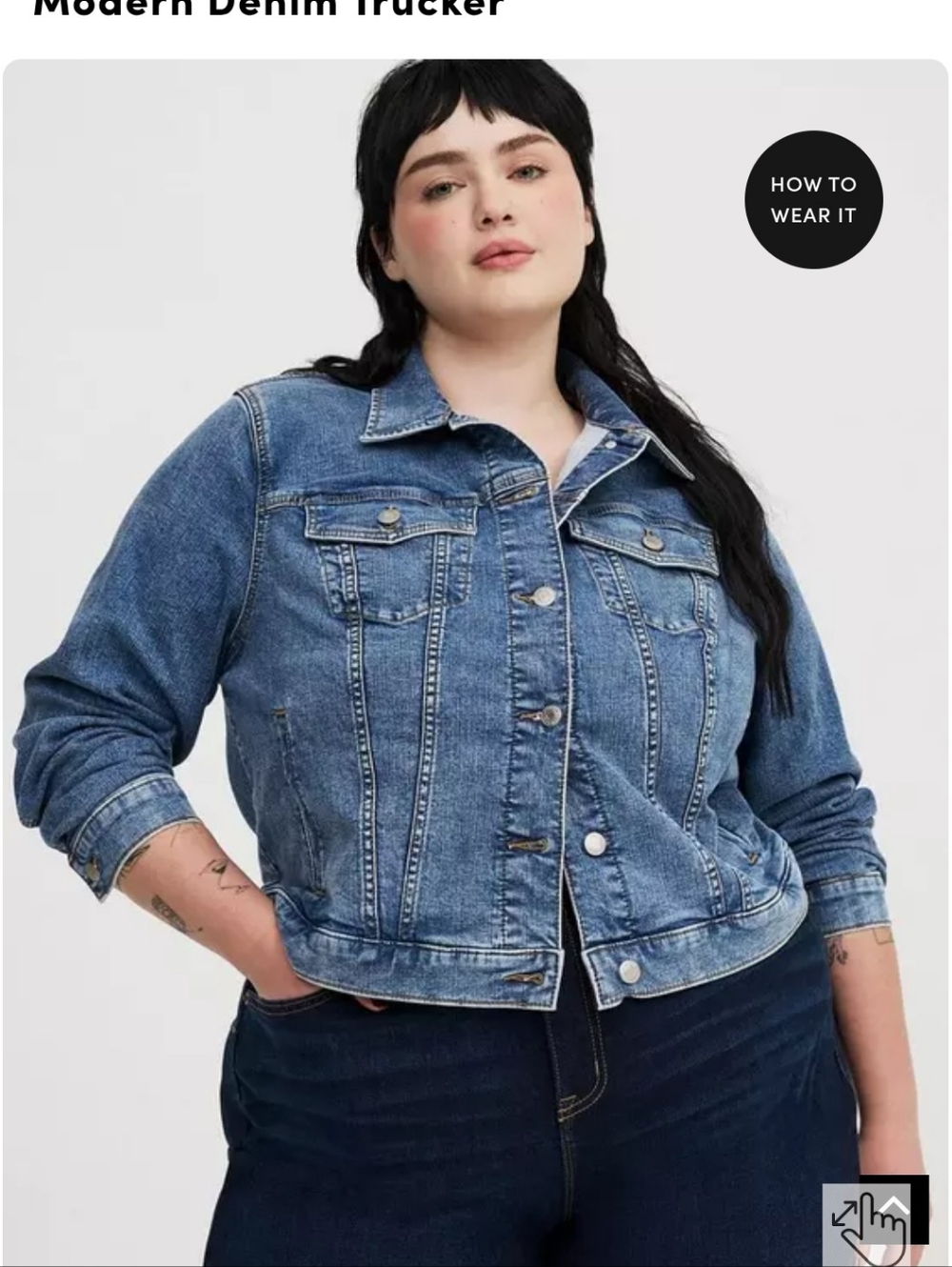 NWT | torrid Modern Denim Trucker Jacket